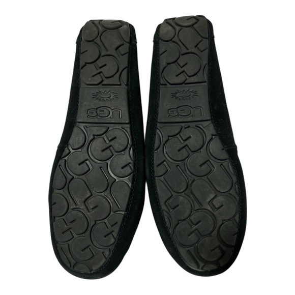 UGG Women's Black Suede Moccasins - Picture 3 of 4